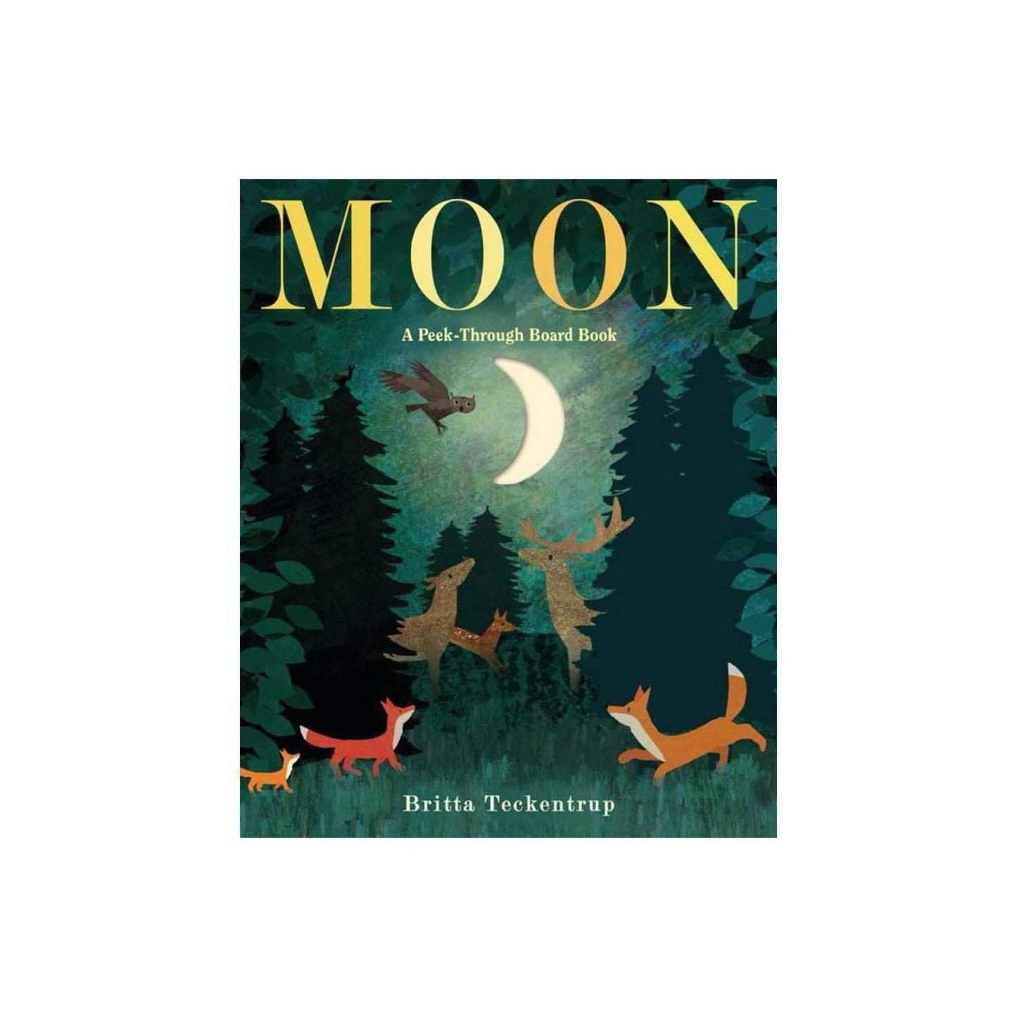 Moon: A Peek-Through Board Book by Britta Teckentrup