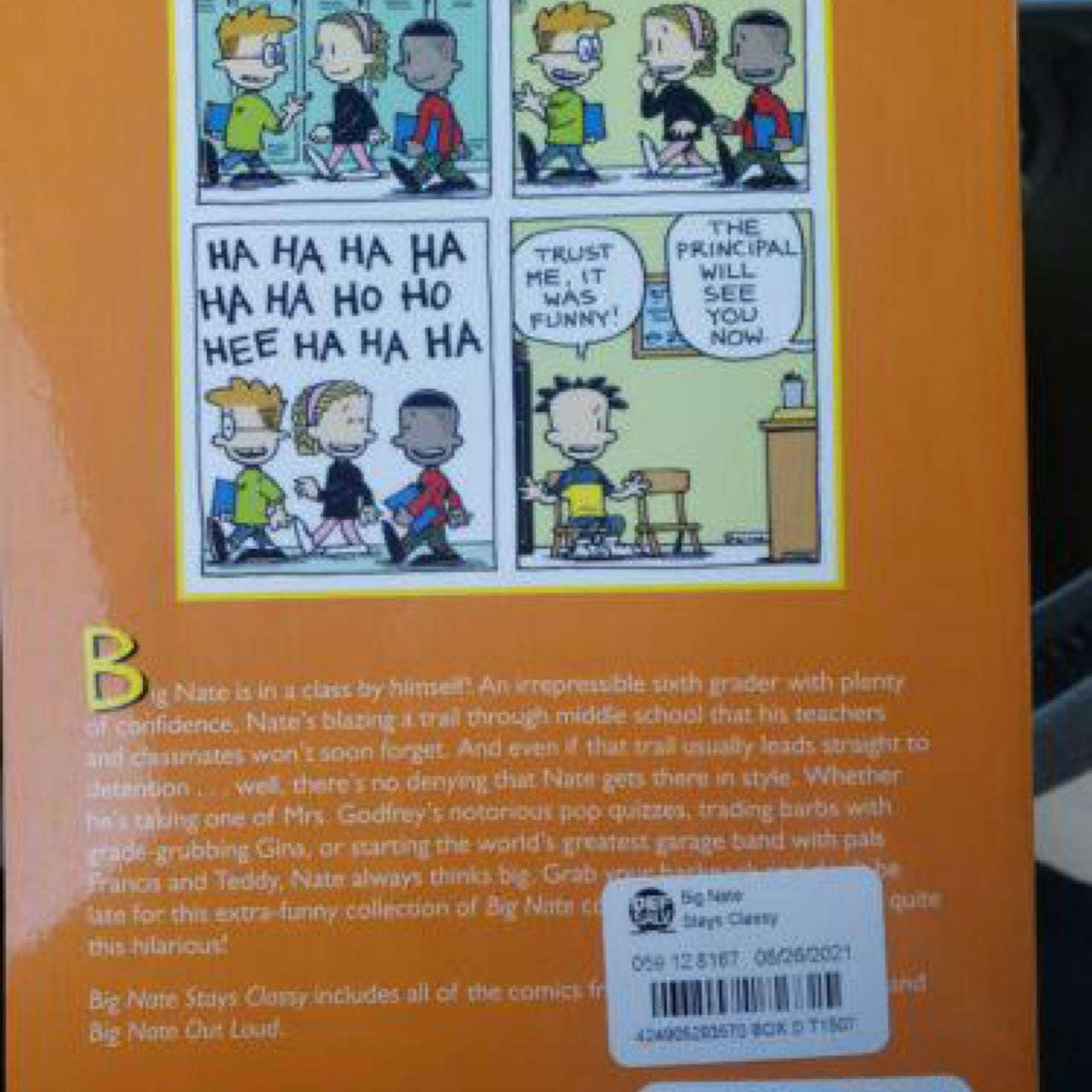 Big Nate Stays Classy: Two Books in One (used) by Lincoln Peirce