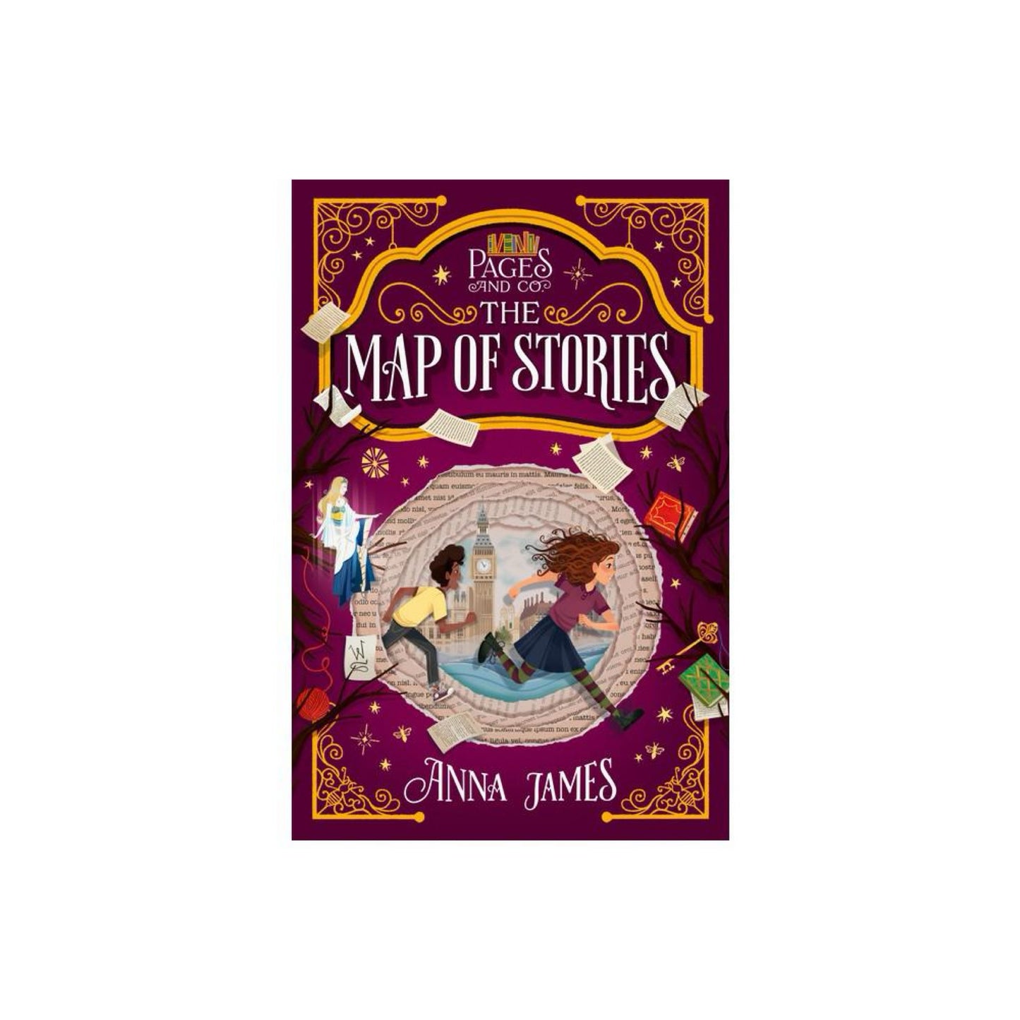 The Map of Stories (Pages & Co.) by Anna James