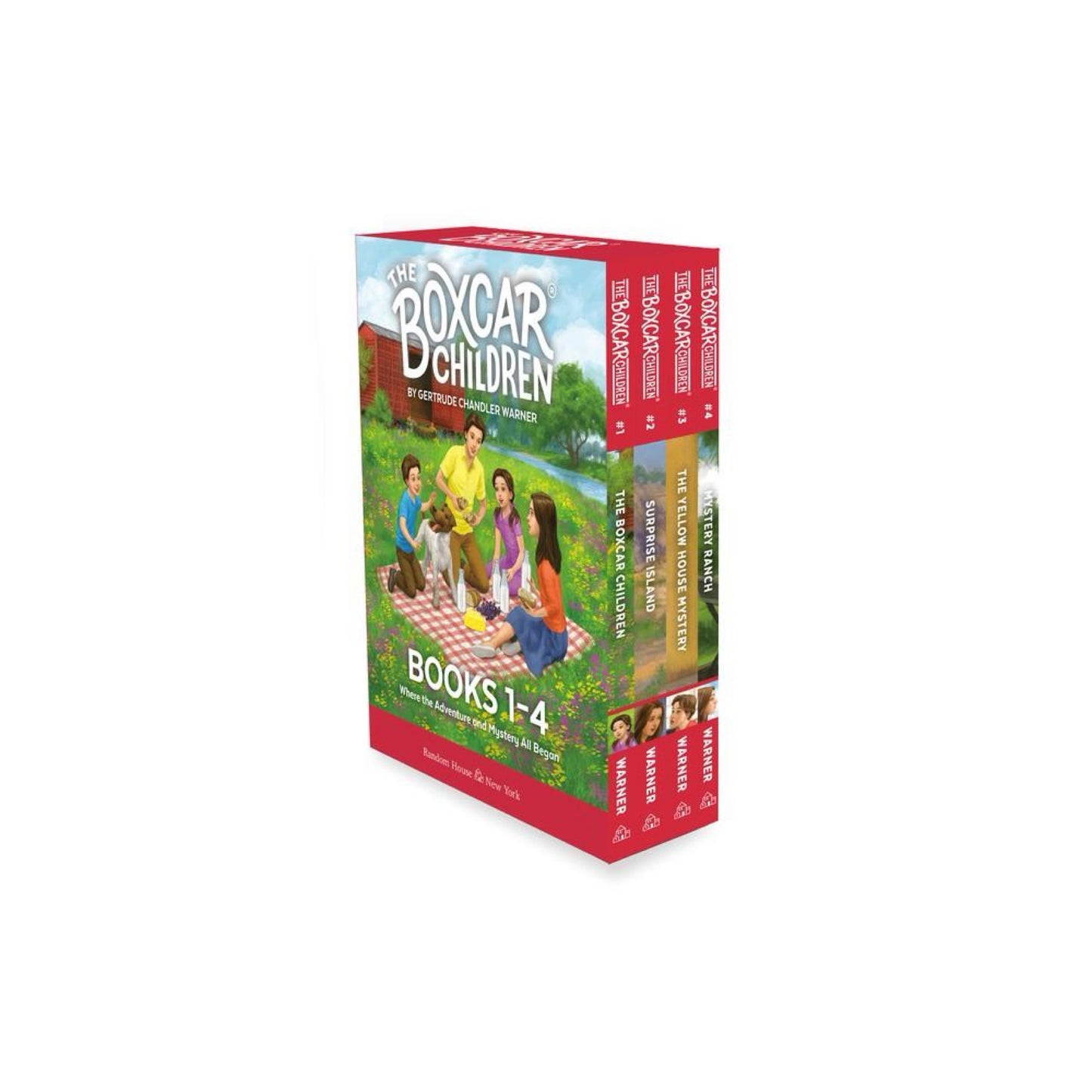 The Boxcar Children Books 1-4 ( Cover may Vary ) by Gertrude Chandler Warner