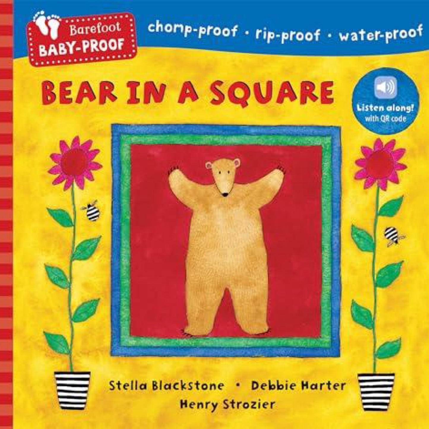 Bear in a Square (Barefoot Baby-proof)