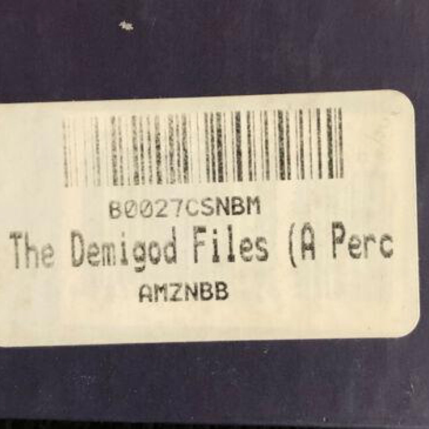 The Demigod Files (A Percy Jackson and the Olympians Guide) by Rick Riordan