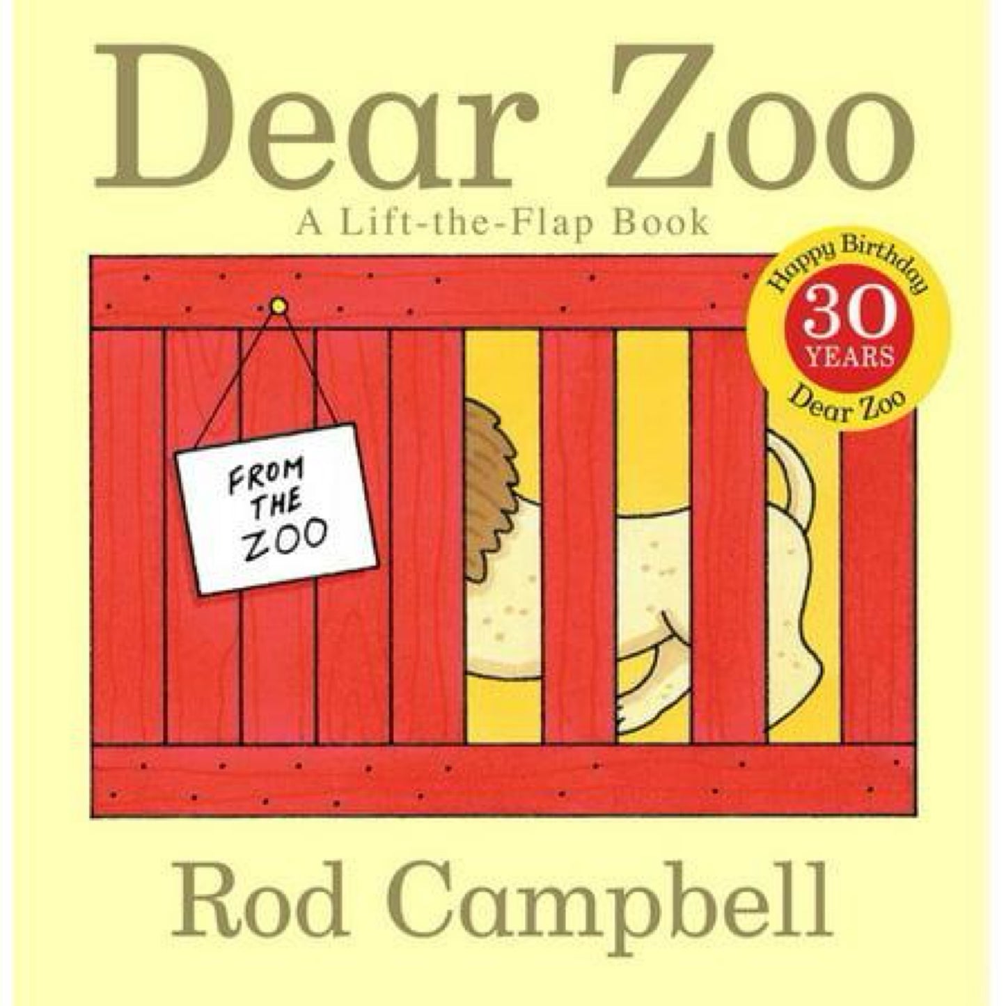 Dear Zoo 25 Years Anniversary Edition (Board Book) by Rod Campbell