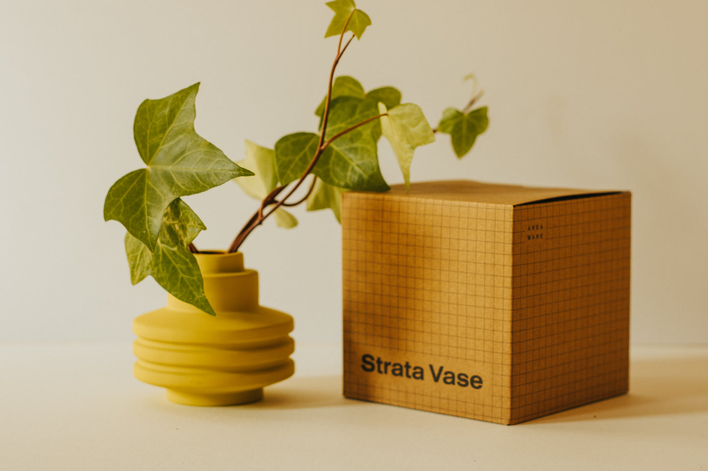 Strata Vase | Chartreuse