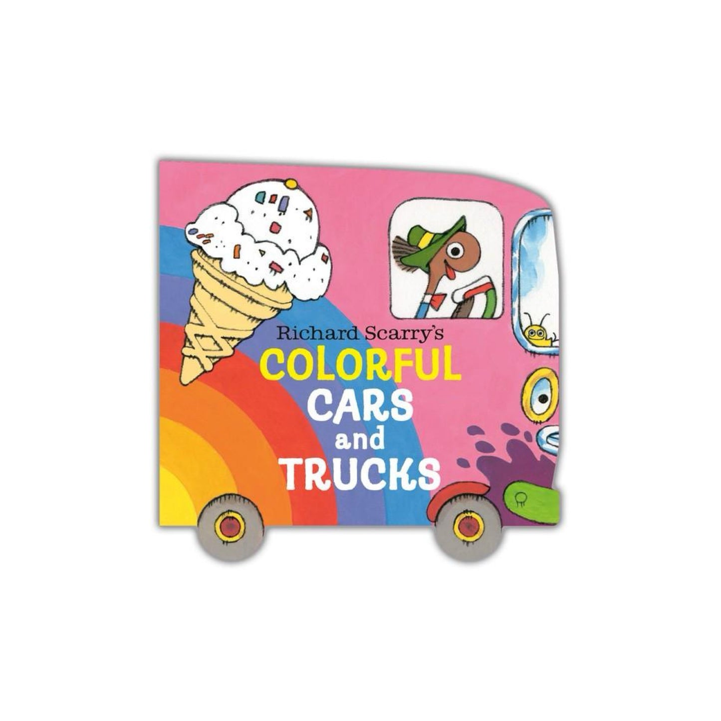 Richard Scarry's Colorful Cars and Trucks - (Chunky Book) (Board Book)