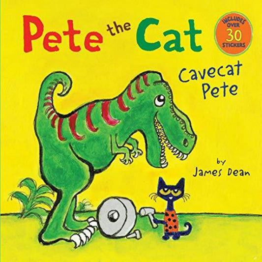 Pete the Cat in Caveat Pete by James Dean (For Ages 4-8) [Paperback]