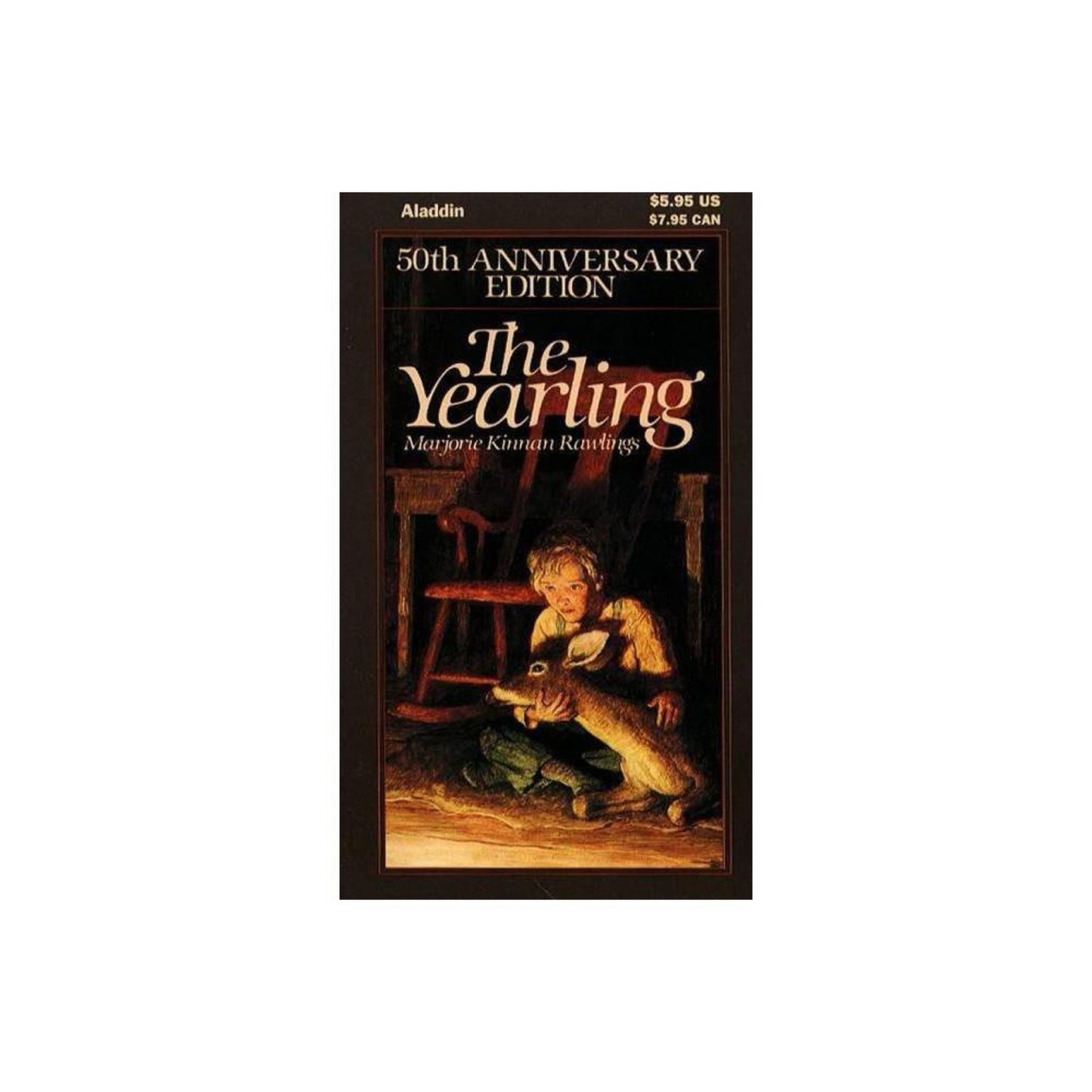The Yearling - (Scribner Classics) 50th Edition by Marjorie Kinnan Rawlings (Paperback)