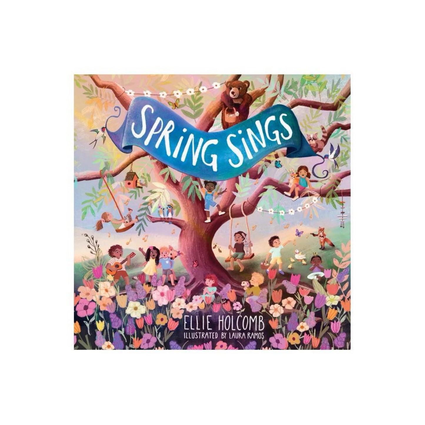 Spring Sings - by Ellie Holcomb (Board Book)