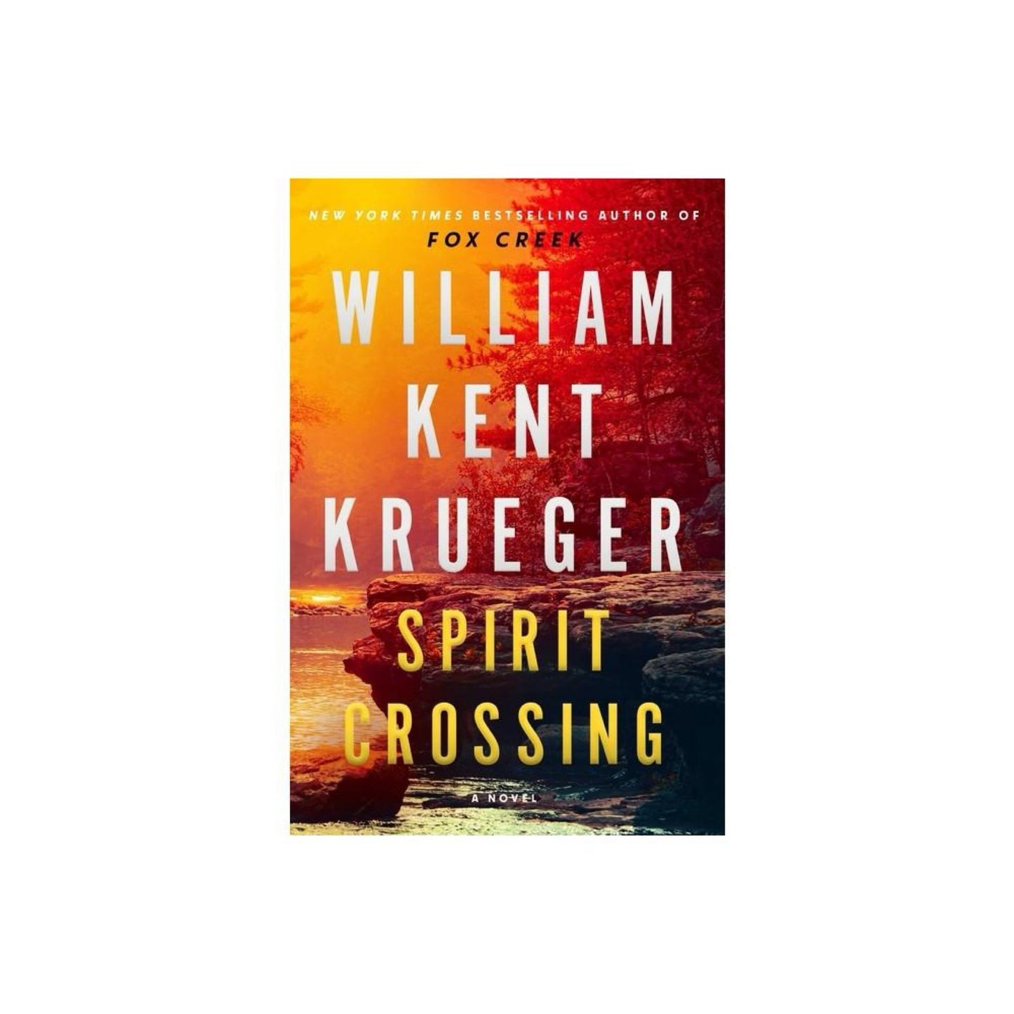 Spirit Crossing - (Cork O'Connor Mystery) by William Kent Krueger (Hardcover)