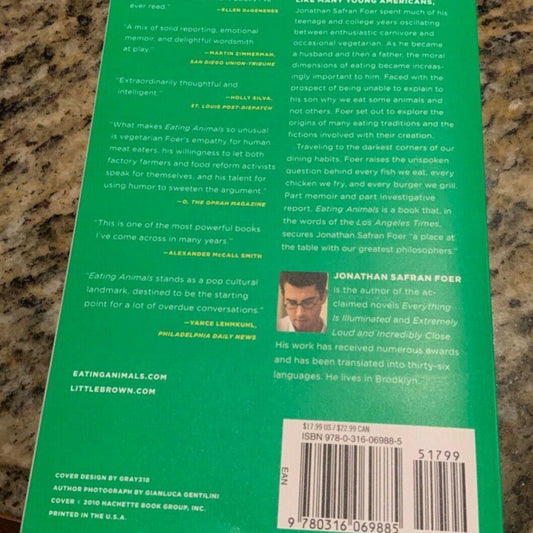 Eating Animals by Jonathan Safran Foer