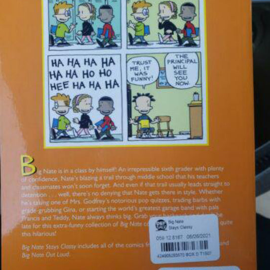 Big Nate Stays Classy: Two Books in One (used) by Lincoln Peirce