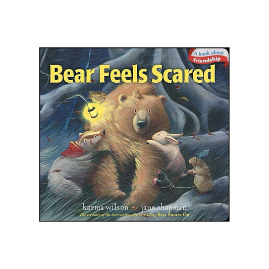 Bear Feels Scared - (Bear Books) by Karma Wilson (Board Book)