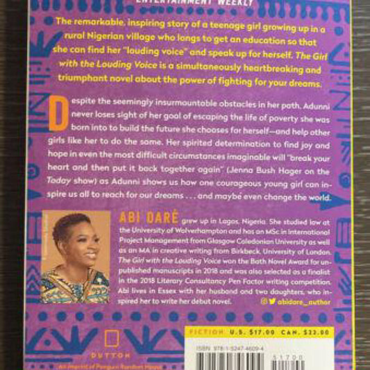 The Girl with the Louding Voice: A Novel by Abi Daré