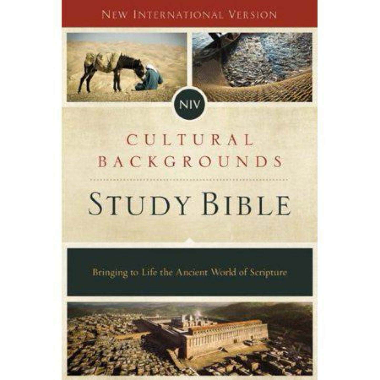 NIV, Cultural Backgrounds Study Bible (Context Changes Everything), Hardcover, Red Letter: Bringing to Life the Ancient World of Scripture by Zondervan