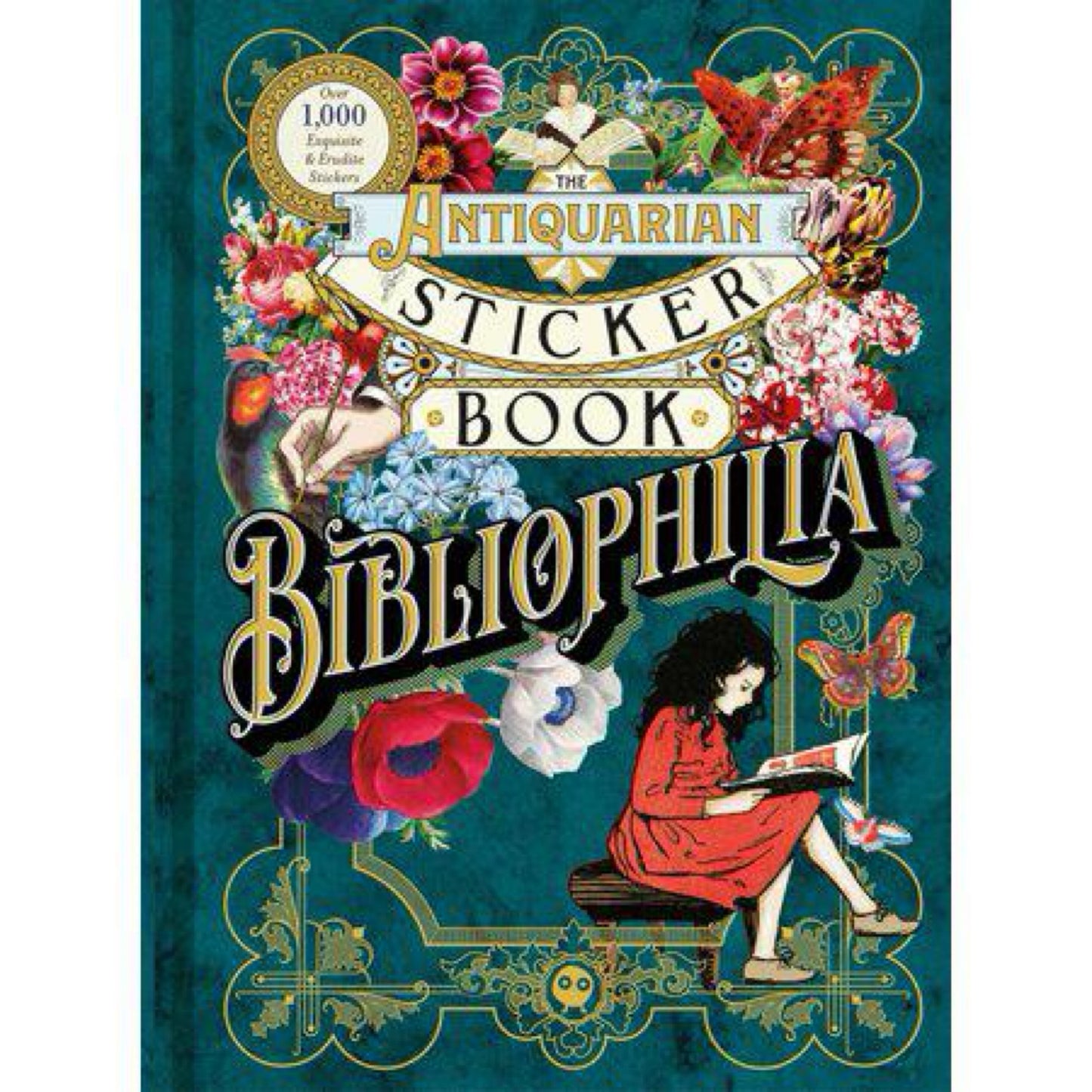 The Antiquarian Sticker Book: Bibliophilia (The Antiquarian Sticker Book Series) by Odd Dot