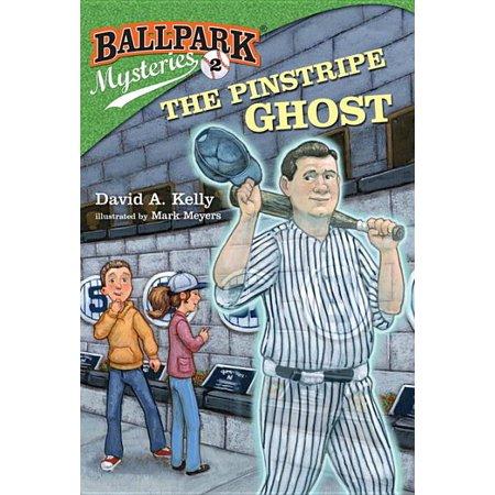 The Pinstripe Ghost - (Ballpark Mysteries) by David a Kelly (Paperback)