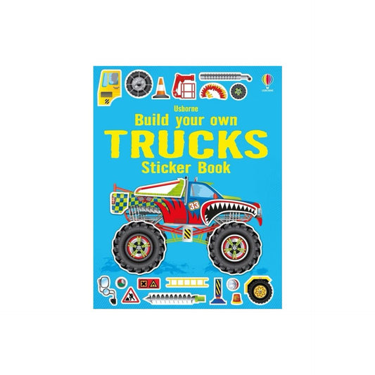 Build Your Own Trucks Sticker Book - (Build Your Own Sticker Book) by tudhope (Paperback)