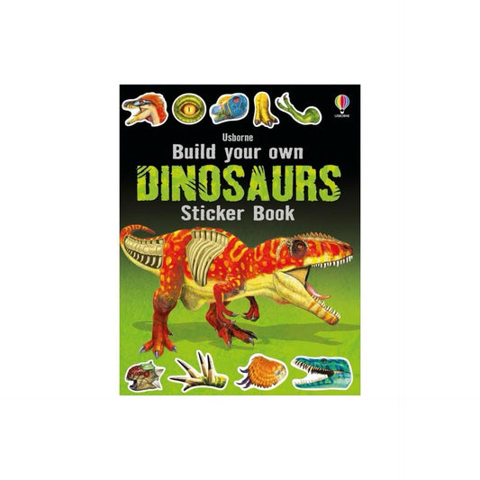 Build Your Own Dinosaurs Sticker Book - (Build Your Own Sticker Book) by Simon Tudhope (Paperback)