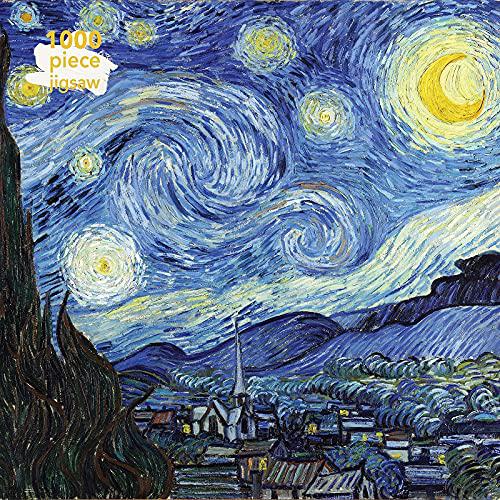 Adult Jigsaw Puzzle Van Gogh: Starry Night: 1000-piece Jigsaw Puzzles