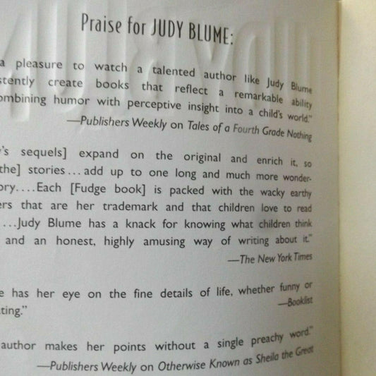 Tales of a Fourth Grade Nothing by Judy Blume