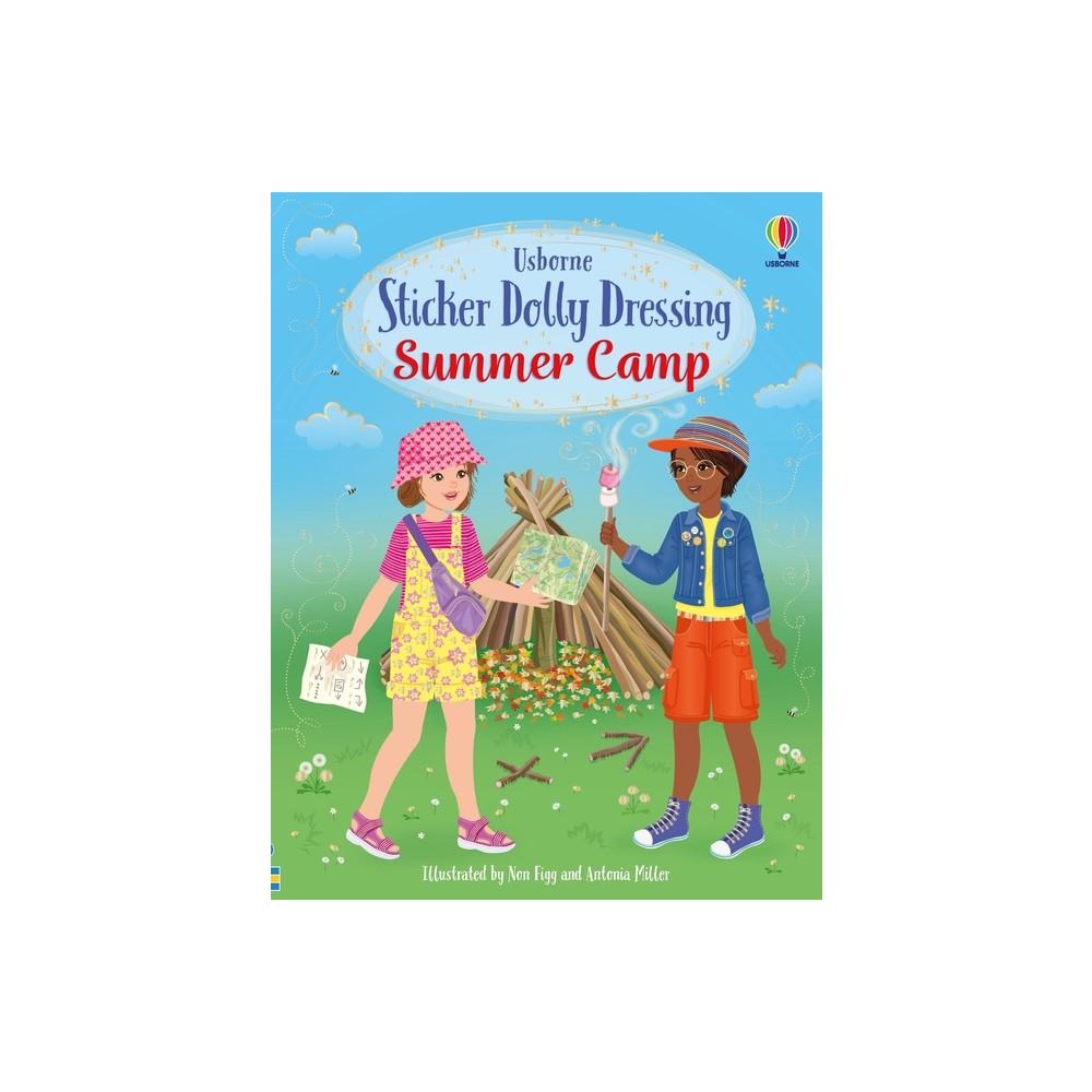 Sticker Dolly Dressing Summer Camp - by Fiona Watt (Paperback)
