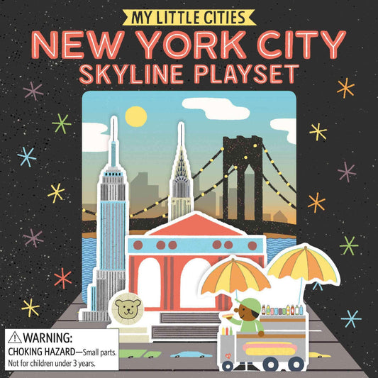 My Little Cities: New York City Skyline Playset: (Travel Books for Toddlers, City Board Books) by Jennifer Adams