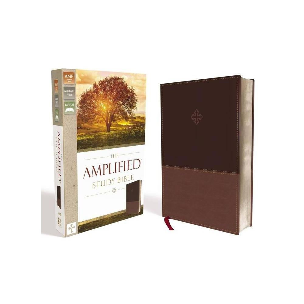 The Amplified Study Bible, Leathersoft, Brown [Large Print] by Zondervan