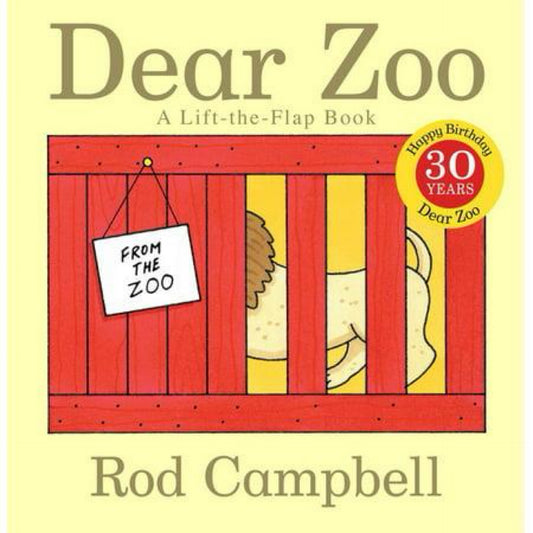 Dear Zoo 25 Years Anniversary Edition (Board Book) by Rod Campbell