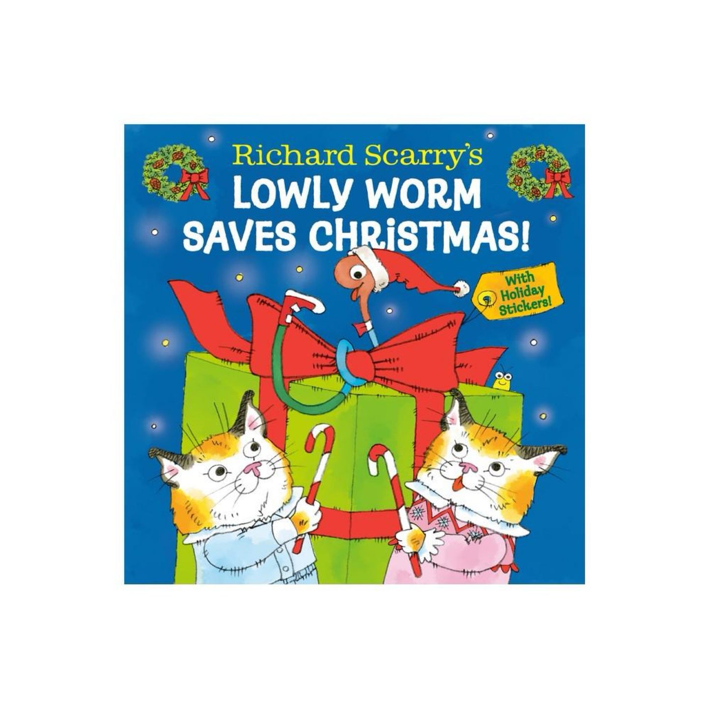 Richard Scarry's Lowly Worm Saves Christmas! - (Hardcover)