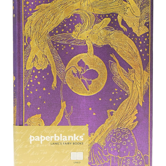 Paperblanks Lang’s Fairy Books, Violet Fairy Midi, Ruled Notebook